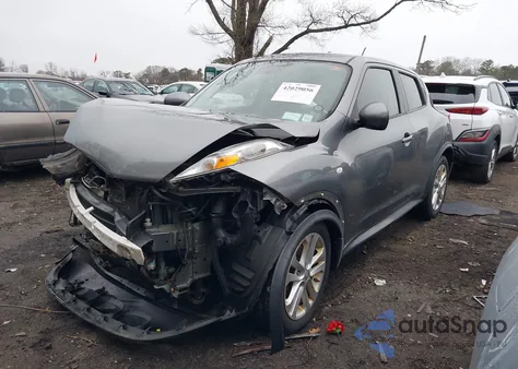 2012 Nissan Juke Sl из США, поврежденный, VIN JN8AF5MV5CT108031